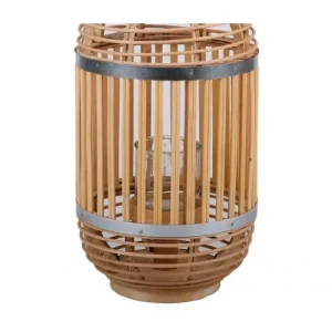 Achat Natural Living Lanterne En Bambou Et Métal SaÏgon – 21x21x38cm 9