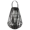 Boutique officielle Maisons Du Monde Lanterne En Bambou Noir Et Verre H55 17