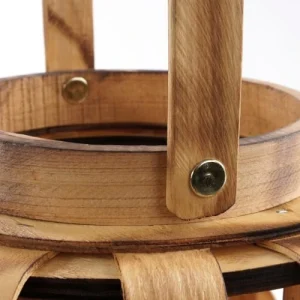 meilleure qualité Mica Decorations Lanterne En Bois De Pin Marron H32 12