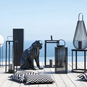 offre spéciale Maisons Du Monde Lanterne En Métal Noire H 61 Cm ELVA 18