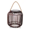 Lumisky Lanterne Solaire Sur Pied Polyrotin Marron H36cm site en ligne 19