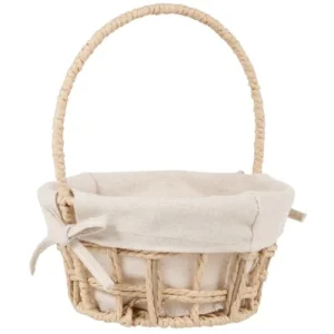 à prix promos Maisons Du Monde Panier Chasse Aux œufs De Pâques En Papier écru Et Beige 6