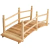 Tectake Pont De Jardin 137x58x58cm Marron REMISE 8