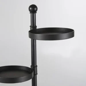 Maisons Du Monde Porte-plantes 6 Plateaux En Métal Noir Mat H135 Dernières Nouveautés 7