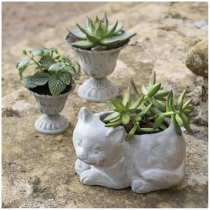 des prix incroyables Mathilde M Pot Chat Jardin Antique 7