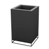 Vondom Pot De Fleurs High Cube Plastique Gris 60x60x100cm grand choix 20