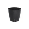 en ligne Riviera Pot En Plastique Rond Avec Réserve D’eau 30 Cm Eva Noir 5