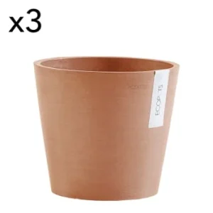 à prix promos Ecopots Pots De Fleurs Terracotta D20 – Lot De 3 8