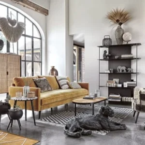 à prix d'occasion Maisons Du Monde Statue Lionne Noire L112 6