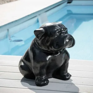 Wanda Collection Statuette Bulldog Noir H40cm mode 9