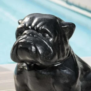 Wanda Collection Statuette Bulldog Noir H40cm mode 11