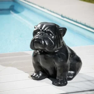 Wanda Collection Statuette Bulldog Noir H40cm mode 15