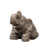 Wanda Collection Statuette Eléphant Assis Brun H30cm pas cher marque 5