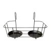 mode tendance ESSCHERT DESIGN Support 2 Pots Pour Balcon 26cm 20