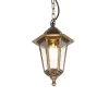 shopping pas cher QAZQA Suspension Luminaire Extérieur En Plastique Doré/laiton 22