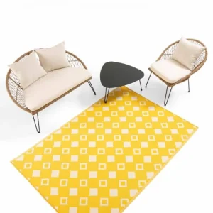 Oviala Tapis D’extérieur Double Face En Polypropylène Tissé 120 X 180 Cm en ligne 12