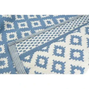 Réductions Aubry Gaspard Tapis D’extérieur En Polypropylène 120 X 180 Cm Maya – Bleu 12