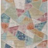 design à la mode Unitrama Tapis D’extérieur/extérieur Avec Relief Multicolore, 133X190 Cm 20
