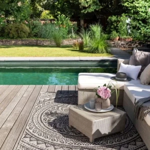Benuta Tapis D’extérieur & Intérieur Beige/marron 80×150 bas prix 10