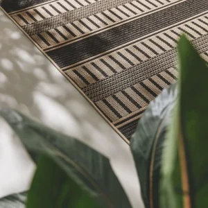soldes magasin Benuta Tapis D’extérieur & Intérieur Beige/noir 120×170 12