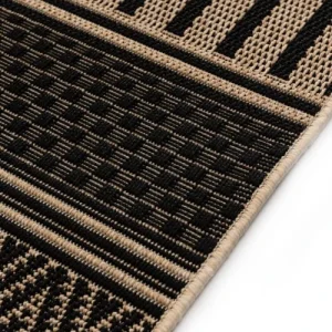 soldes magasin Benuta Tapis D’extérieur & Intérieur Beige/noir 120×170 18