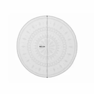 vente en ligne Alice’s Garden Tapis D’extérieur Rond D180cm En Polypropylène Beige 18