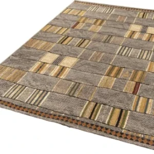 soldes ligne Gino Falcone Tapis D’extérieur Tissé Plat – Gris Doré 120×180 Cm 16