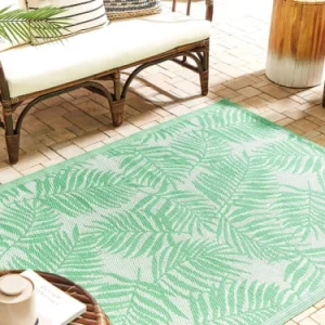 grossiste en ligne Beliani Tapis En Matériaux Synthétiques Vert 180x120cm 9