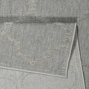 Wecon Home Tapis Extérieur Gris Motif Oriental Beige Pour Entrée, Jardin 170×120 Paris 18
