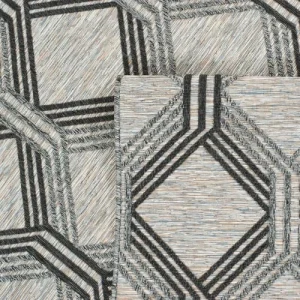 à prix d'occasion Nazar Tapis Extérieur Motif Géométrique Gris Et Anthracite – 200×290 12
