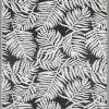 le grand escompte Nazar Tapis Extérieur Motif Palmier Noir 150×220 22