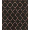 magasin pour Wecon Home Tapis Extérieur Noir Motif Oriental Corail Pour Entrée, Jardin 200×133 20