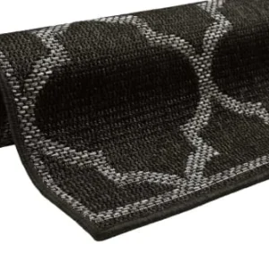 Livraison internationale Wecon Home Tapis Exterieur Noir Motif Oriental Gris 225×160 14