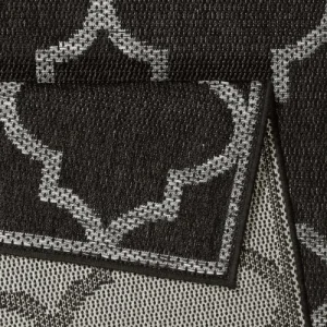 Livraison internationale Wecon Home Tapis Exterieur Noir Motif Oriental Gris 225×160 18