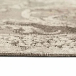 magasin paris Wecon Home Tapis Exterieur Plat Baroque Vintage Gris 170×120 18