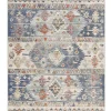 Wecon Home Tapis Exterieur Plat Motif Kilim Vintage Bleu 150×80 De Qualité 11