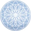 haute qualité Pt’ Tapis Extérieur Rond En Polypropylène Fairytale Bleu Clair 22