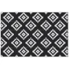 OUTSUNNY Tapis Extérieur Style Graphique Réversible 2 Motifs Noir Blanc SOLDES TOUT À 20