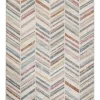 à prix imbattables ESPRIT Tapis Exterieur Tissé Plat Motif Chevrons Vintage Coloré 133×200 19