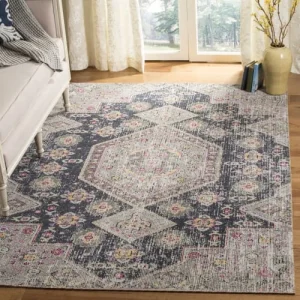 bas prix Safavieh Tapis Interieur / Exterieur En Noir & Multicolore, 122 X 183 Cm 8