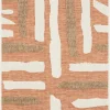 Nazar Tapis Petite Taille Extérieur Rayé Orange Et Gris – 70×140 grossiste en ligne 20